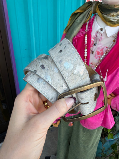 Always Misbehavin' Cowhide Belt