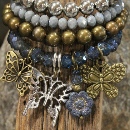 Flutter & Fly Charm'd Bracelet Set