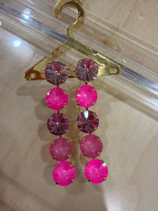 WETSTONE: SHOWGIRL 5- Drop Earrings