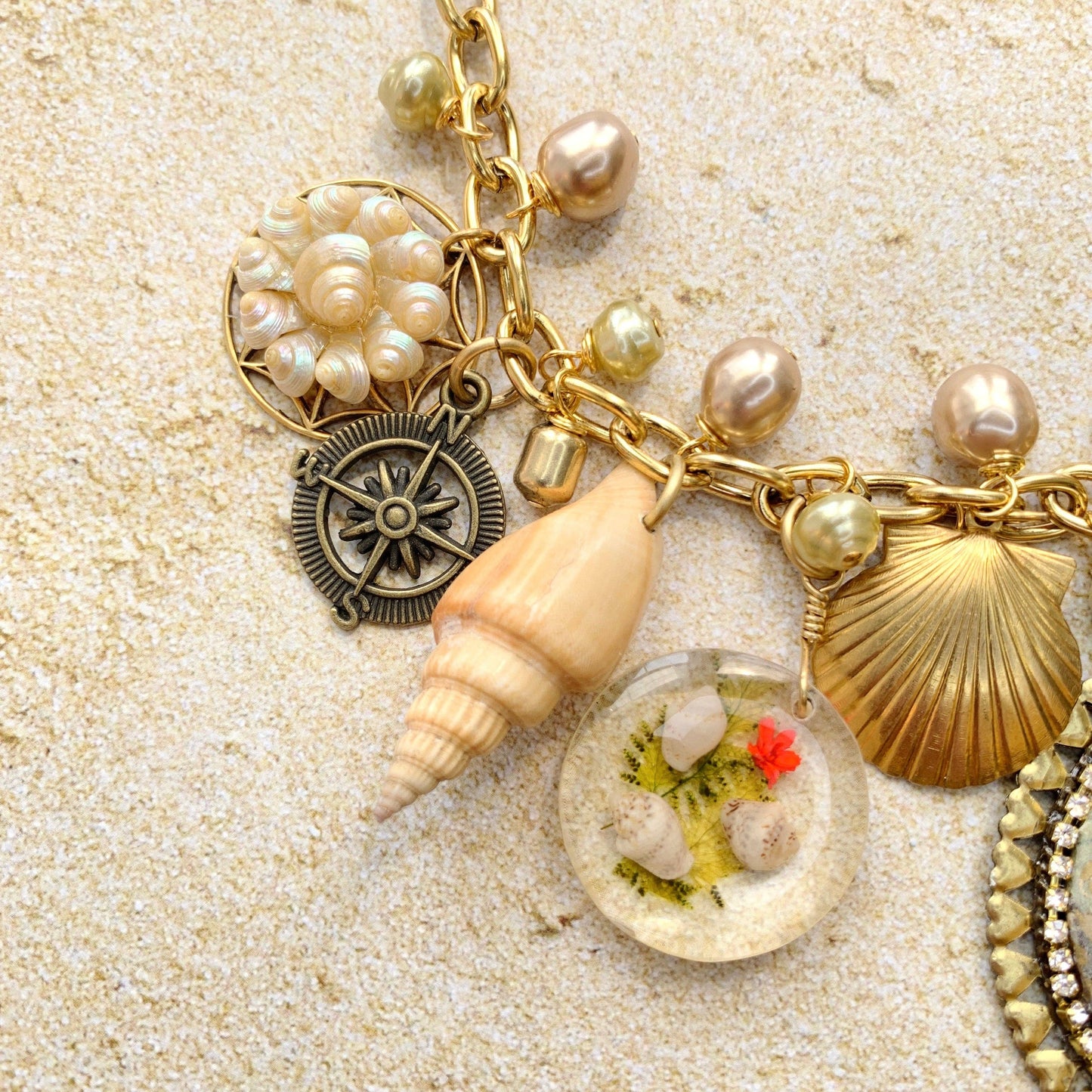 Vintage Mermaids Charm Necklace