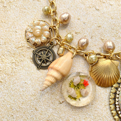 Vintage Mermaids Charm Necklace