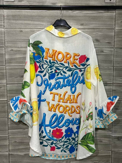 Love Is Kind Printed Shirt White