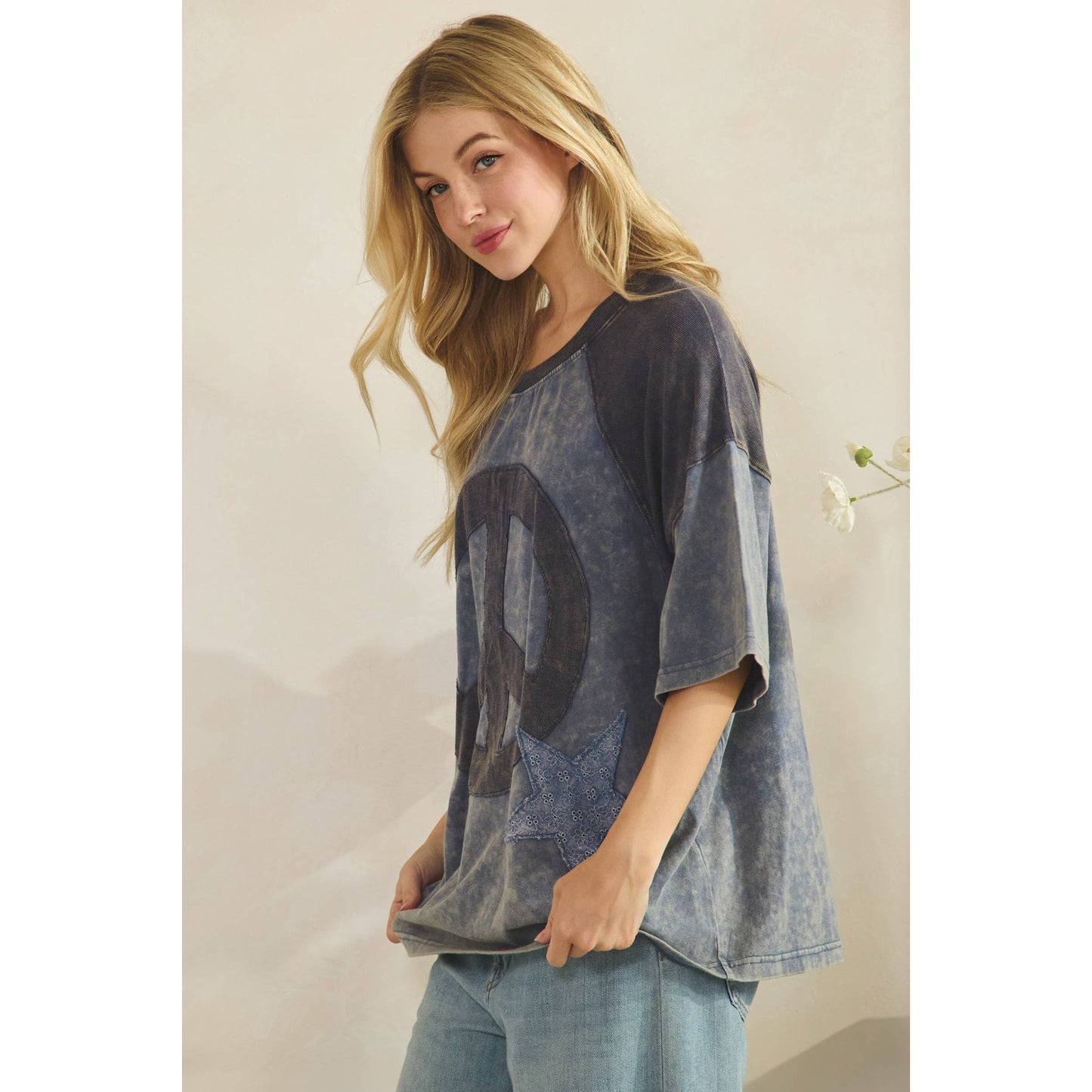 VINTAGE PEACE PATCH TEE