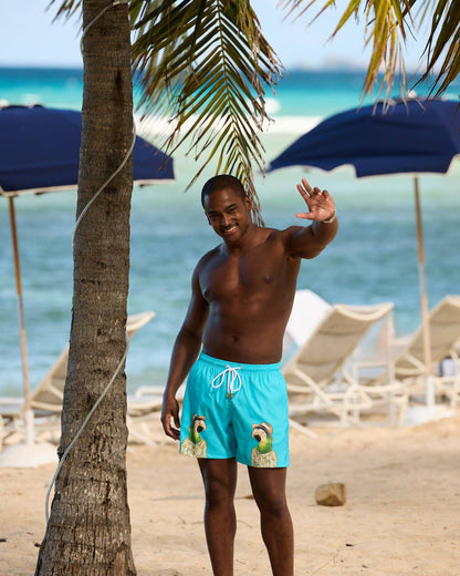 Margaritaville - Teal Swim Trunks
