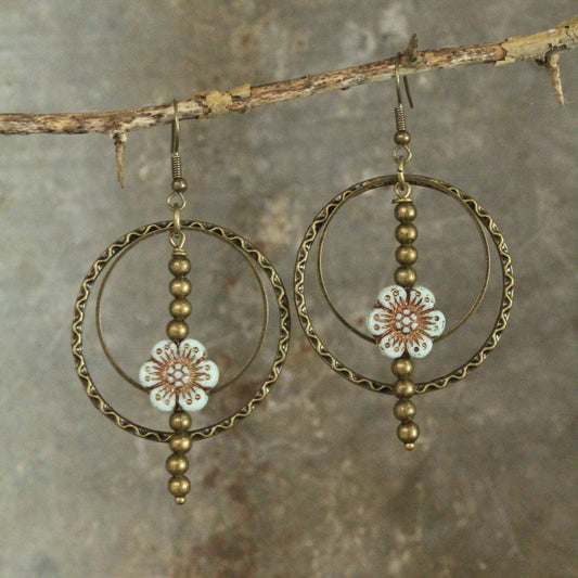 Picasso Glass Bead Earrings