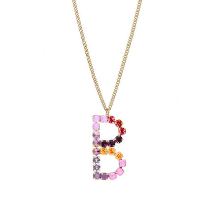 Monogram in Colors Necklace