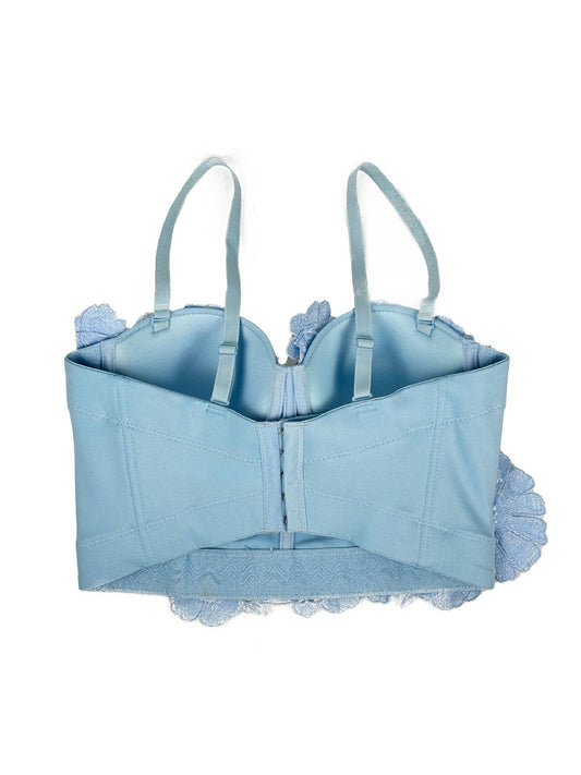 Floral Denim Bustier