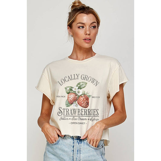 LOCALLY GROWN STRAWBERRY CROP T-SHIRT