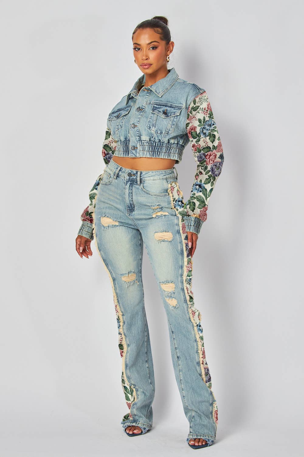 Tapestry Denim Jeans
