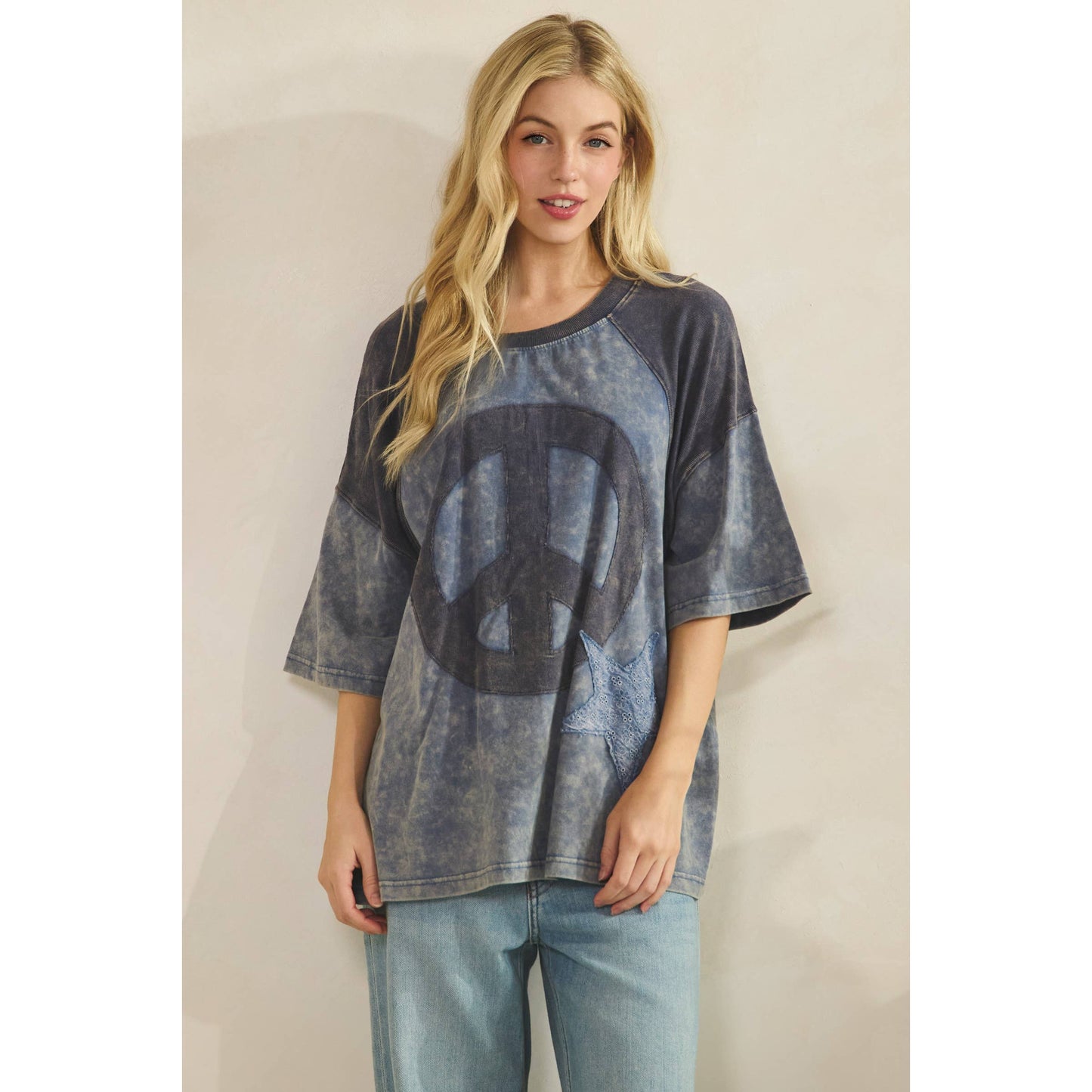 VINTAGE PEACE PATCH TEE