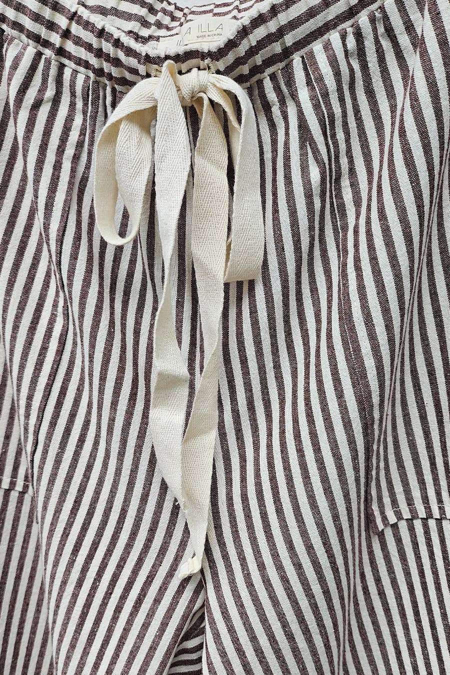 Striped Wide Leg Pants