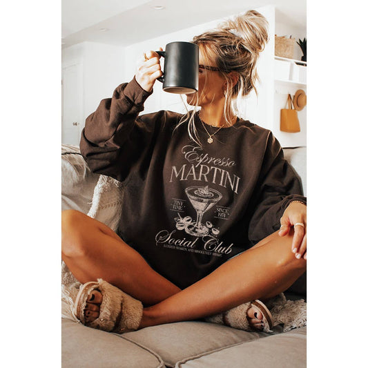 ESPRESSO MARTINI SOCIAL CLUB  SWEATSHIRT