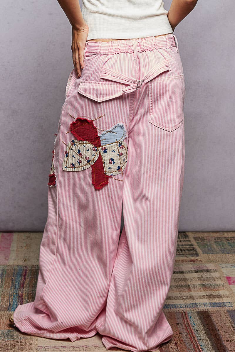American Flag Patch Pants