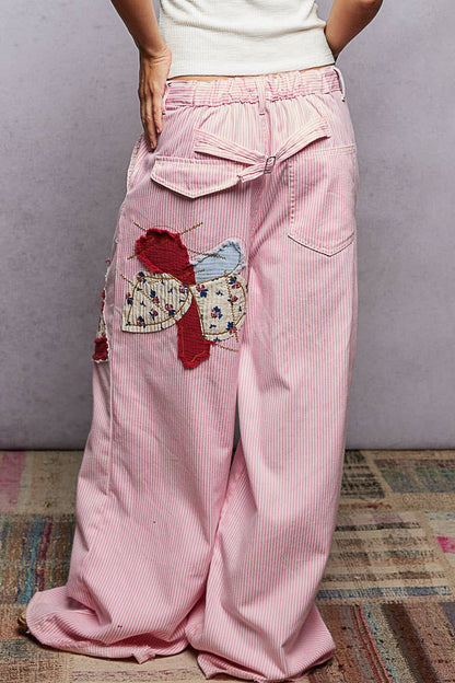 American Flag Patch Pants