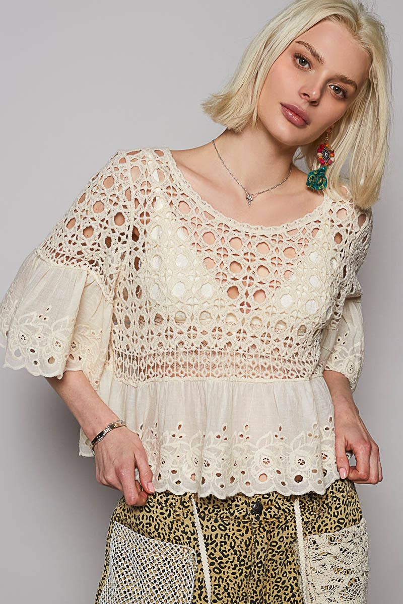 Magnolia Eyelet Blouse