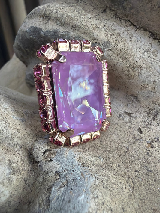 WETSTONE: Soft Purple Femme Fatale Ring