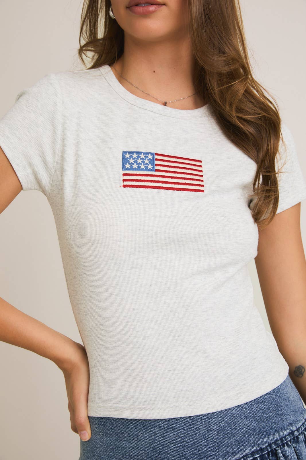 SHORT SLEEVE USA T-SHIRT