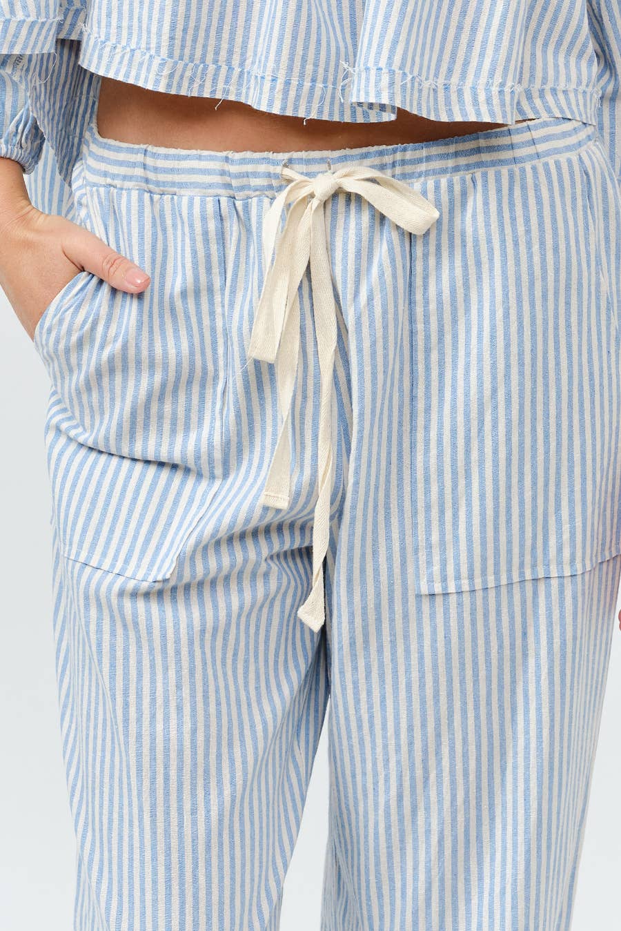 Striped Wide Leg Pants