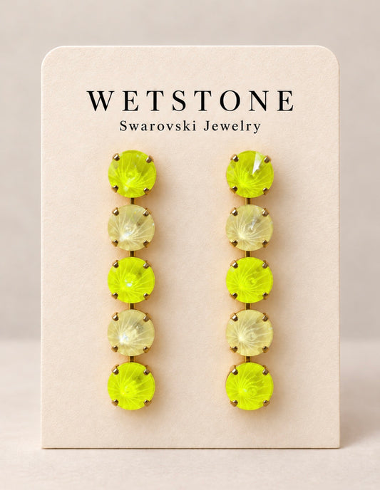 WETSTONE: Lemon Chello 5- Drop Earrings