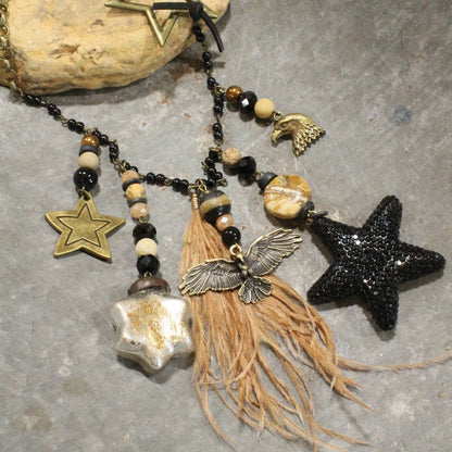 Fly Like An Eagle Charm'd Necklace