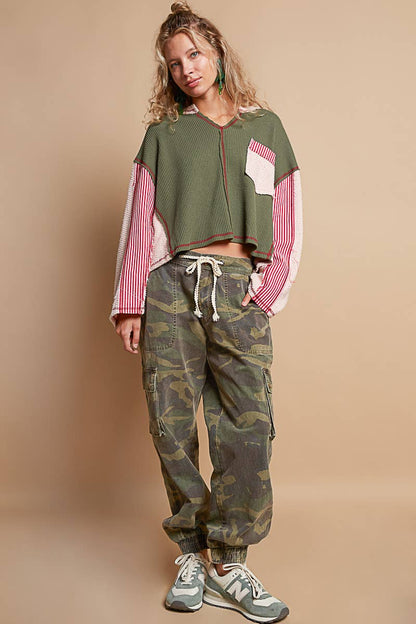 Pocket Detailed Camo Jogger Pant