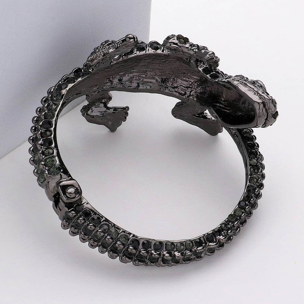 Crystal Crocodile/Alligator Embellished Bracelet