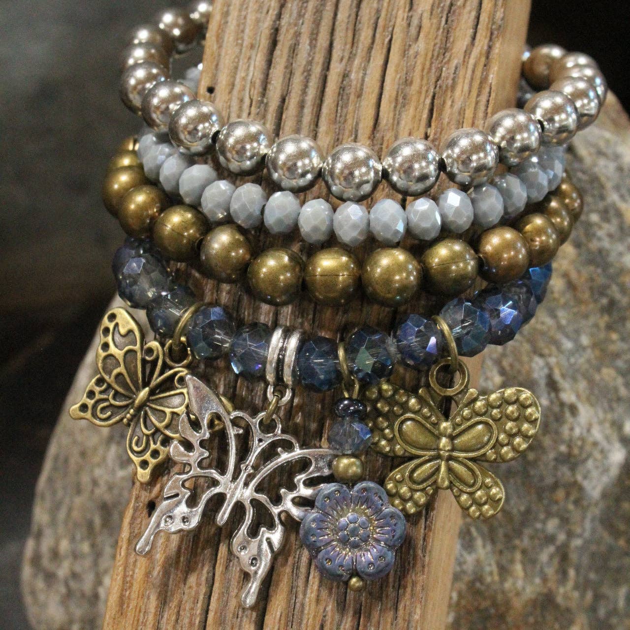 Flutter & Fly Charm'd Bracelet Set