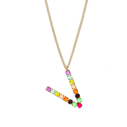 Monogram in Colors Necklace