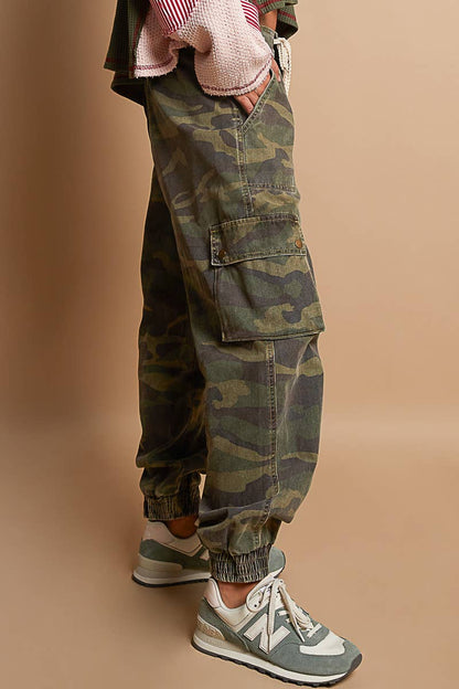 Pocket Detailed Camo Jogger Pant
