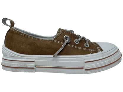 Tooled Women's  Floral Embossed Slip-on Sneaker