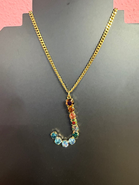 MONOGRAM J NECKLACE