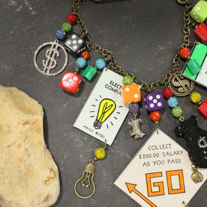 Go to Jail Monopoly Charm’d Necklace