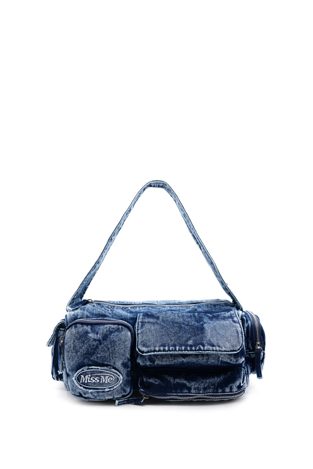 Miss Me Denim Cargo Shoulder Bag