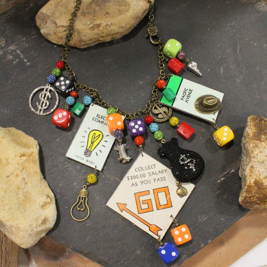 Go to Jail Monopoly Charm’d Necklace