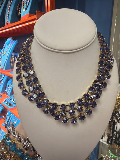 OAKLAND PURPLE NECKLACE