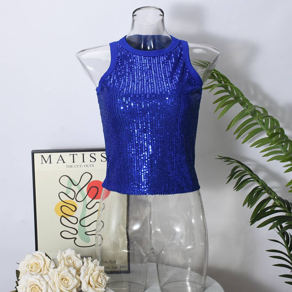 MULTIPLE STYLES!!  Sequin Party Tank Top