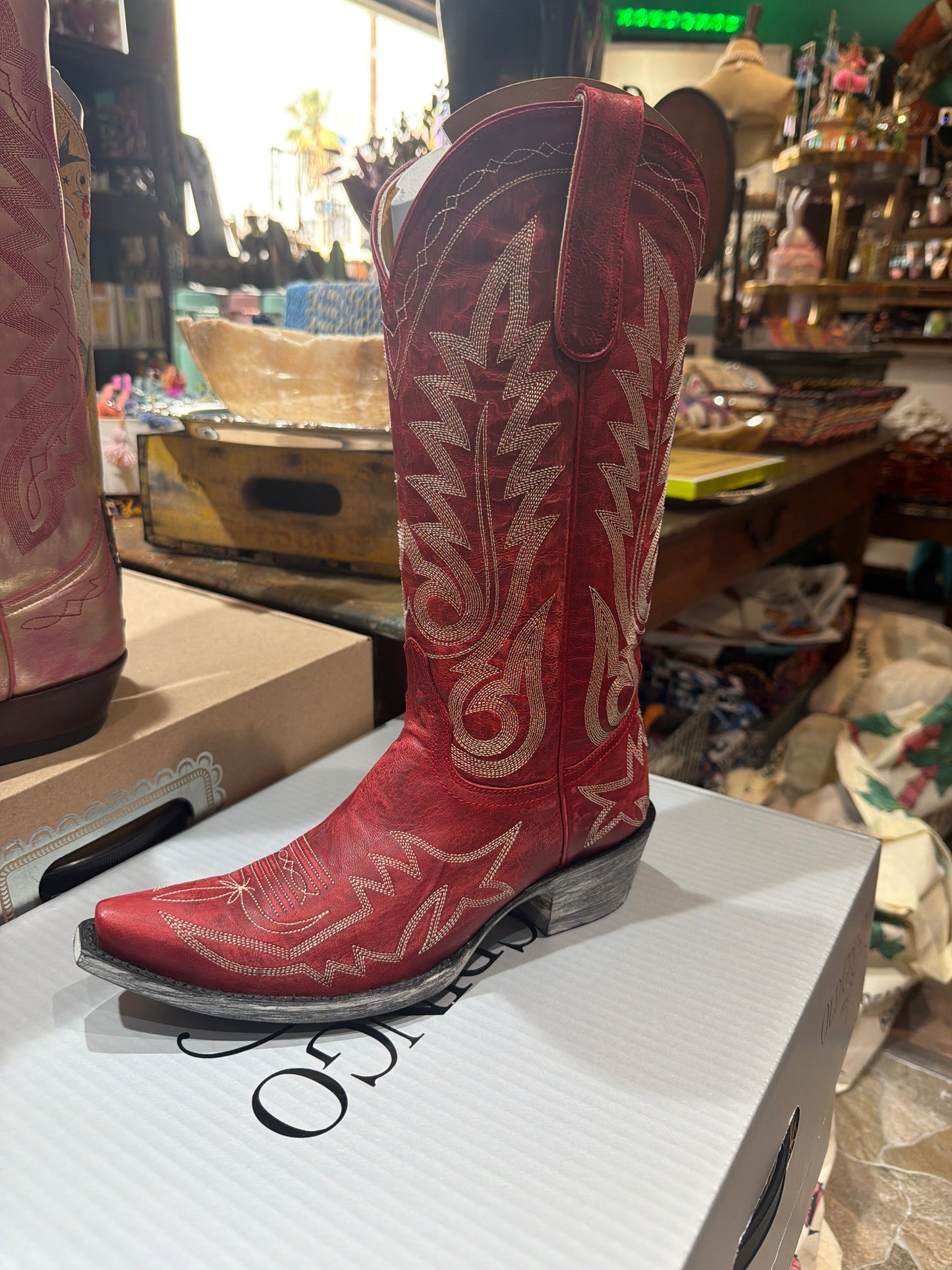 RED NEVADA 13” - WOMEN'S BOOTs