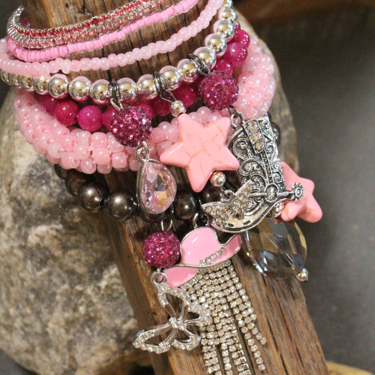 Dollywood Here We Come Charm'd Bracelet Set