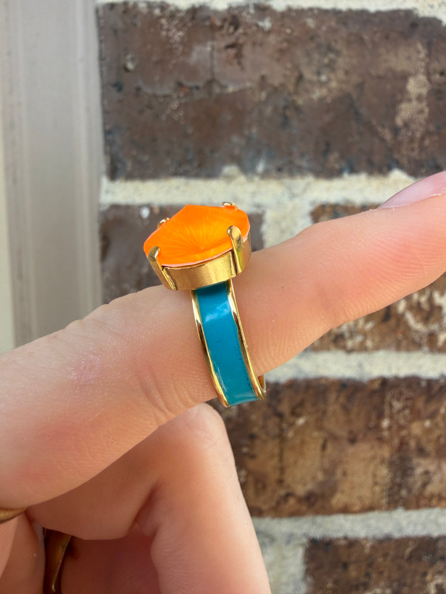 Neon Band Rings