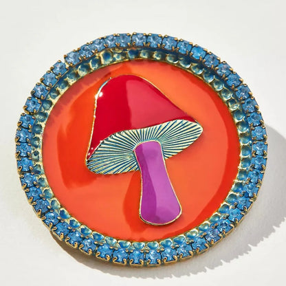 Mushroom Brooch