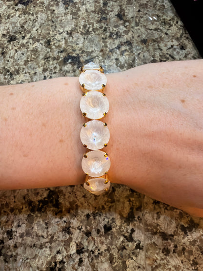 WETSTONE: Electric White Stretch Bracelet