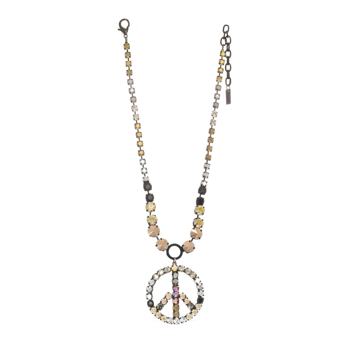 Peace POP Necklace in Metallics
