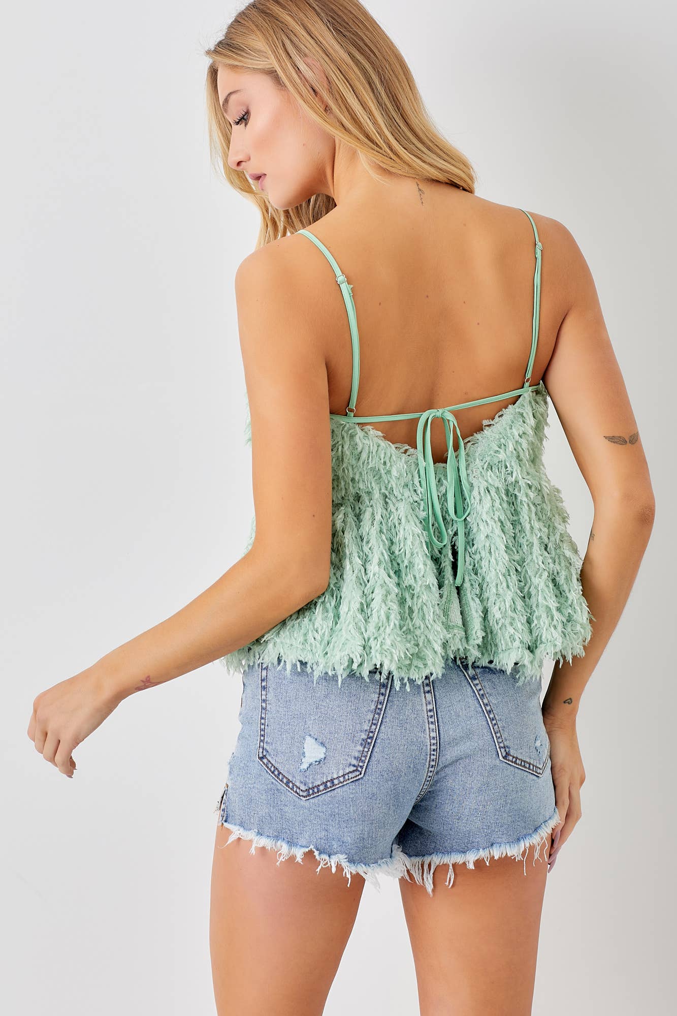 Furry tank top