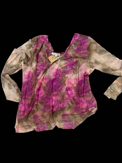 Roses More Roses Mesh Layering Top