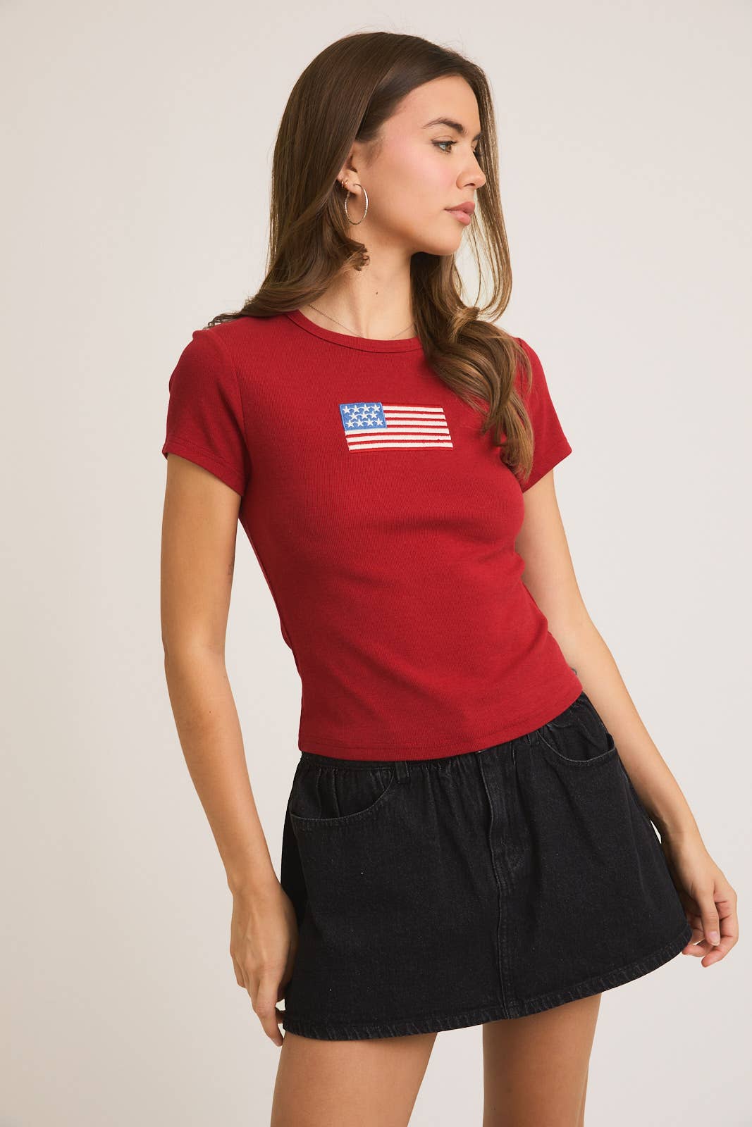 SHORT SLEEVE USA T-SHIRT