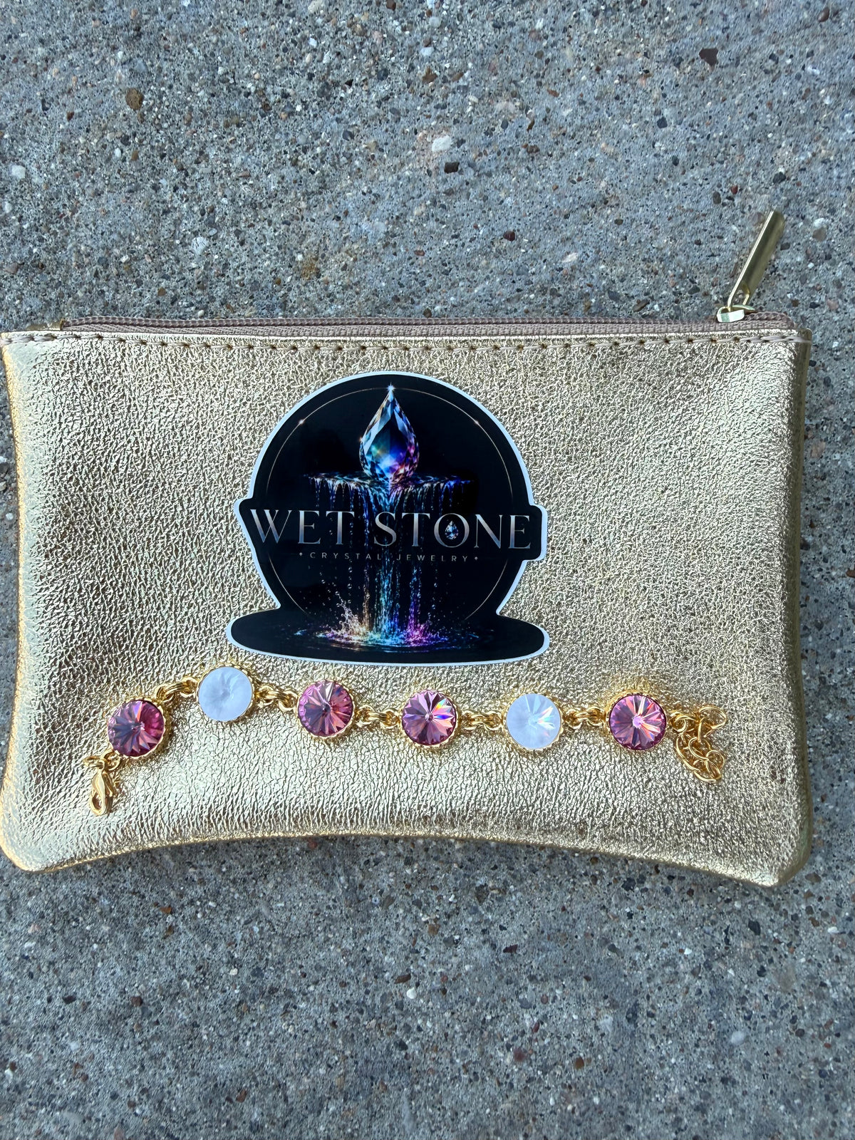 WETSTONE: Pink Cloud Medieval Bracelet