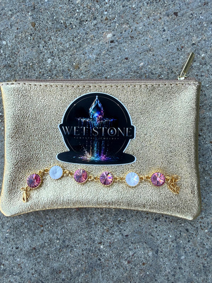 WETSTONE: Pink Cloud Medieval Bracelet