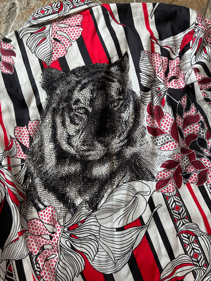 Tiger Lily Button Down Top