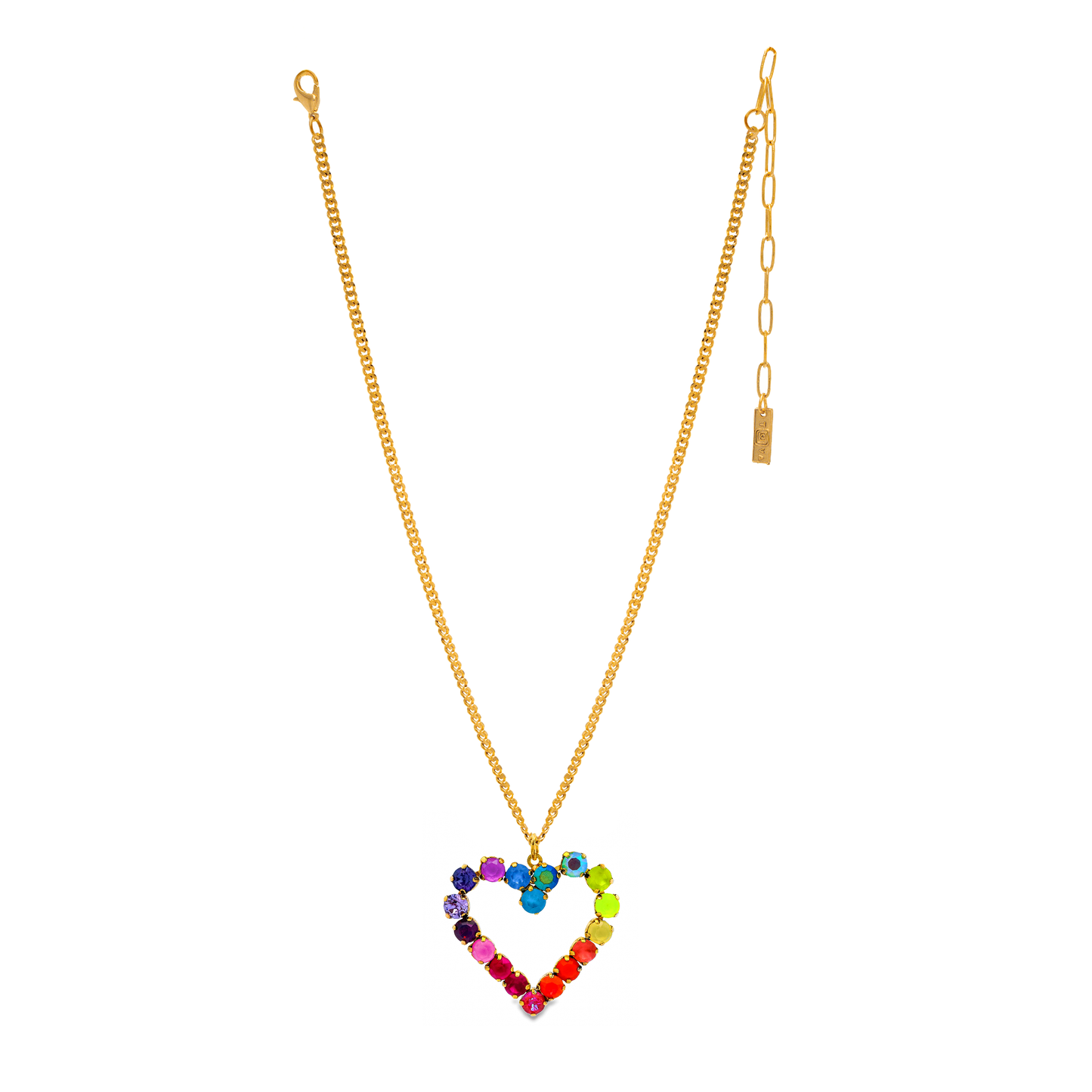 Mini Heart POP Necklace in Candy Crush
