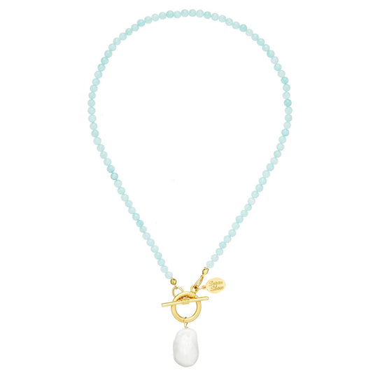 Katie Necklace - Aqua